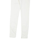 ALL SAINTS Womens White Regular Skinny Denim Jeans Cotton Blend W26 L29 Stylish