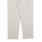 NAUTICA Mens Regular Fit Beige Cotton Blend Trousers W34 L30 Classic Zip Closure