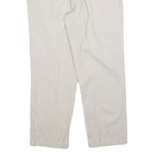 NAUTICA Mens Regular Fit Beige Cotton Blend Trousers W34 L30 Classic Zip Closure