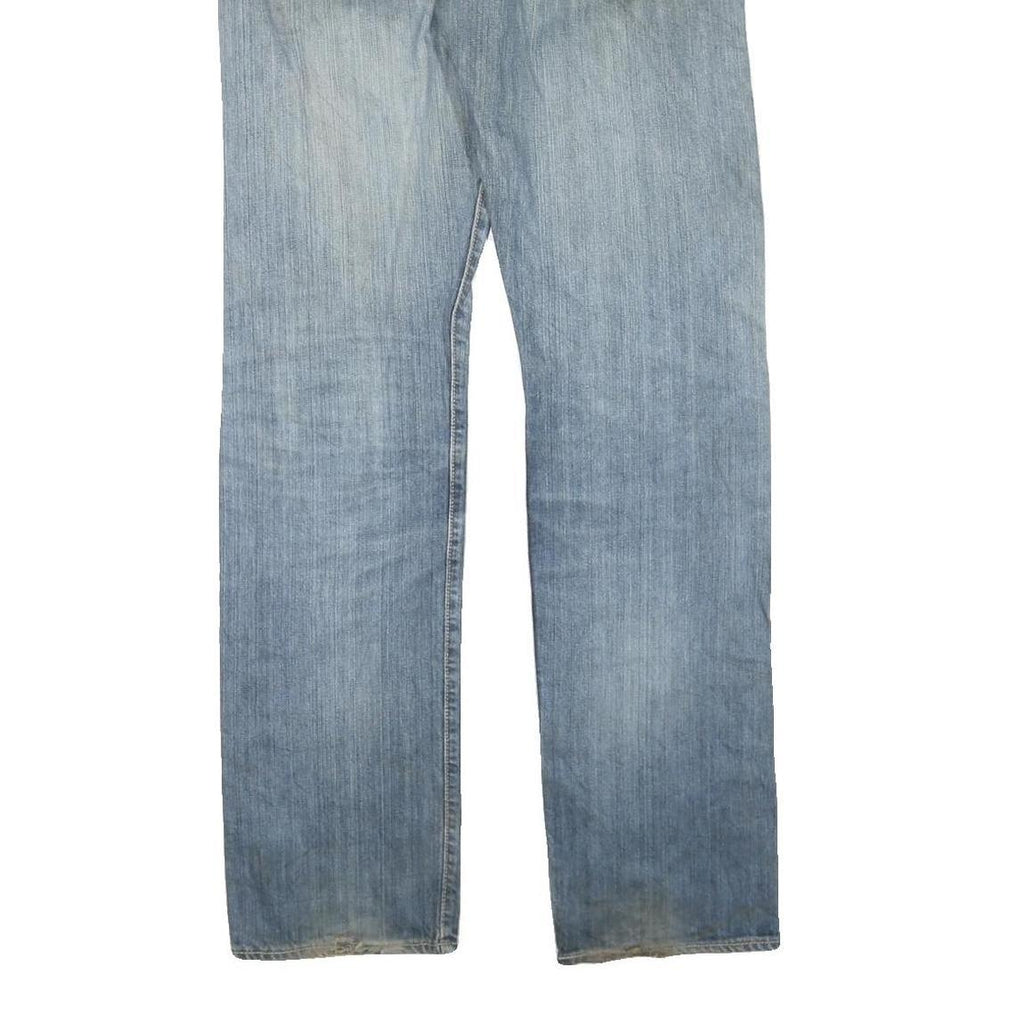 LEVI'S 501 Mens Jeans Blue Regular Straight Denim Light W32 L34 Classic Button