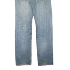 LEVI'S 501 Mens Jeans Blue Regular Straight Denim Light W32 L34 Classic Button