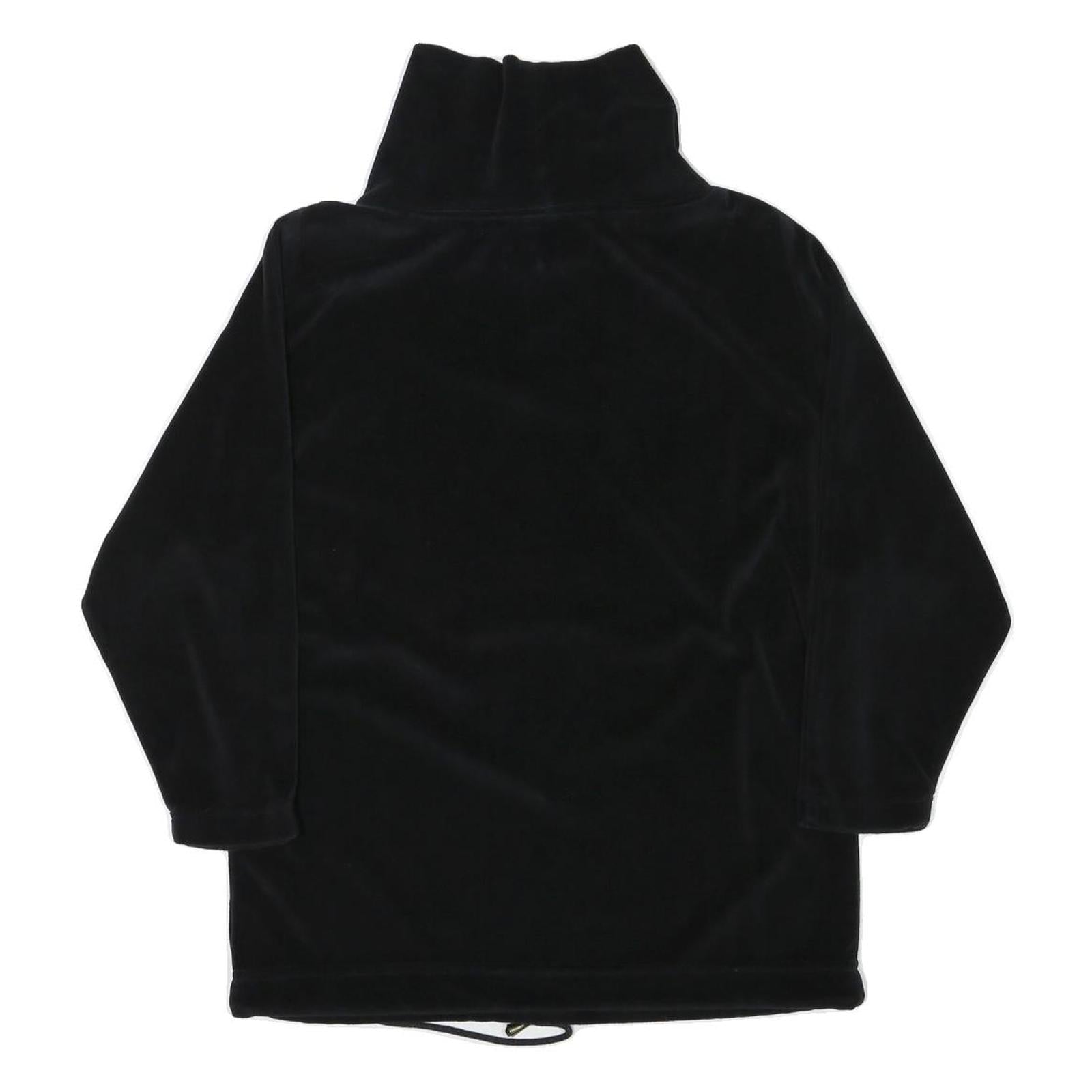 GANTOS Womens Black Sweatshirt Roll Neck M Comfortable Fit Luxe Polyester Blend