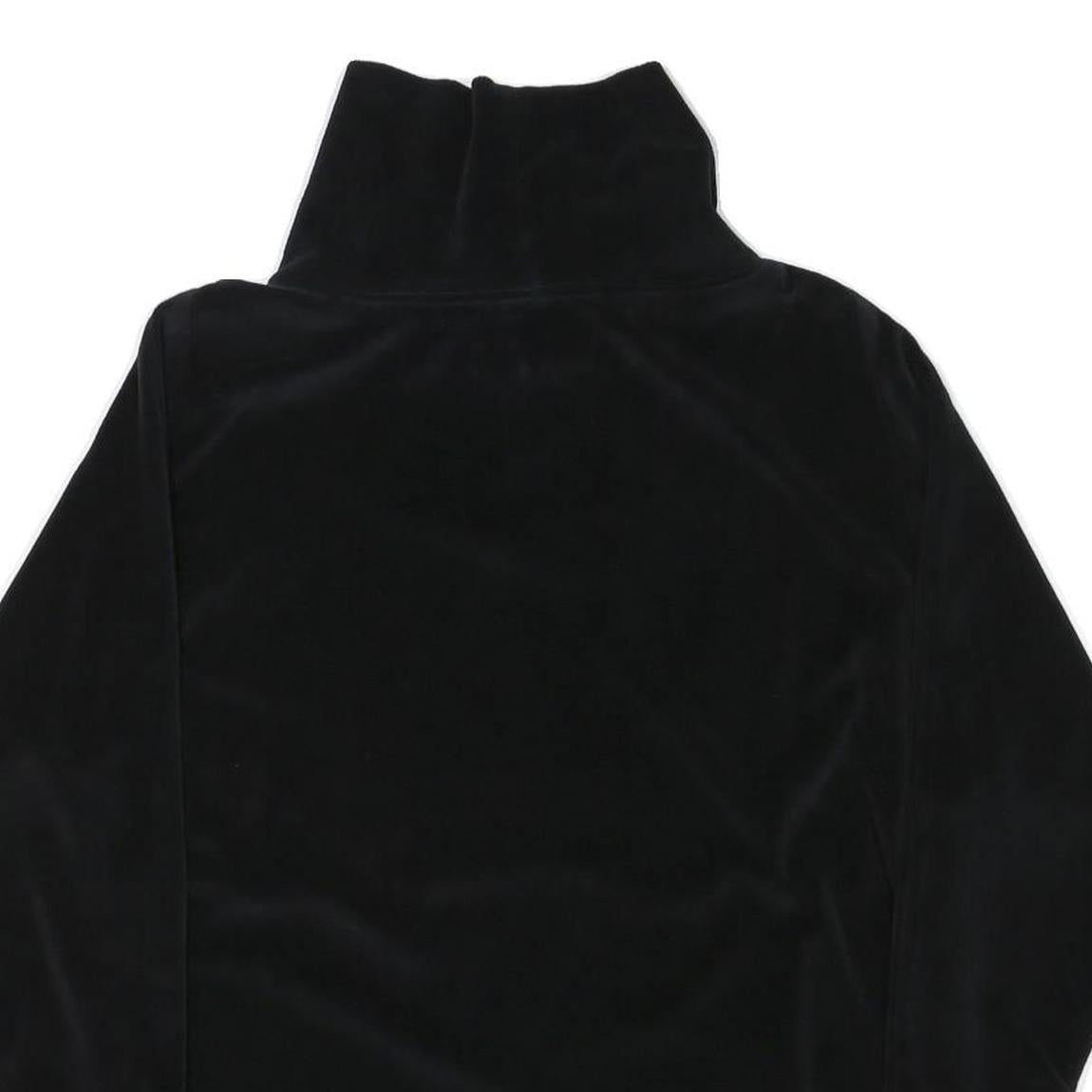 GANTOS Womens Black Sweatshirt Roll Neck M Comfortable Fit Luxe Polyester Blend