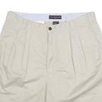 TOMMY HILFIGER Mens Shorts Beige Casual Plain XL W34 Classic Cotton Blend