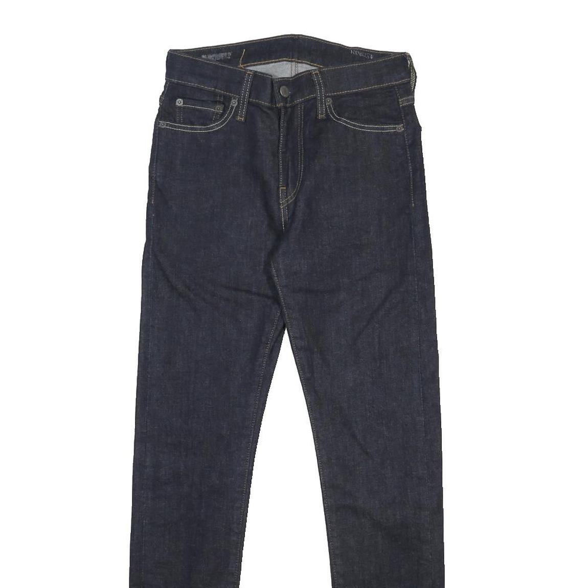 LEVI'S 510 Mens Jeans Blue Slim Skinny Denim Raw W27 L32 Zip Cotton Blend
