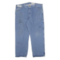 DICKIES Mens Jeans Blue Regular Straight Denim Medium W41 L29 Durable Workwear