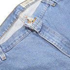 DICKIES Mens Jeans Blue Regular Straight Denim Medium W41 L29 Durable Workwear