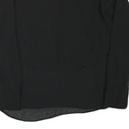 ZARA Womens Black Basic Long Sleeve Round Neck Top M Lightweight