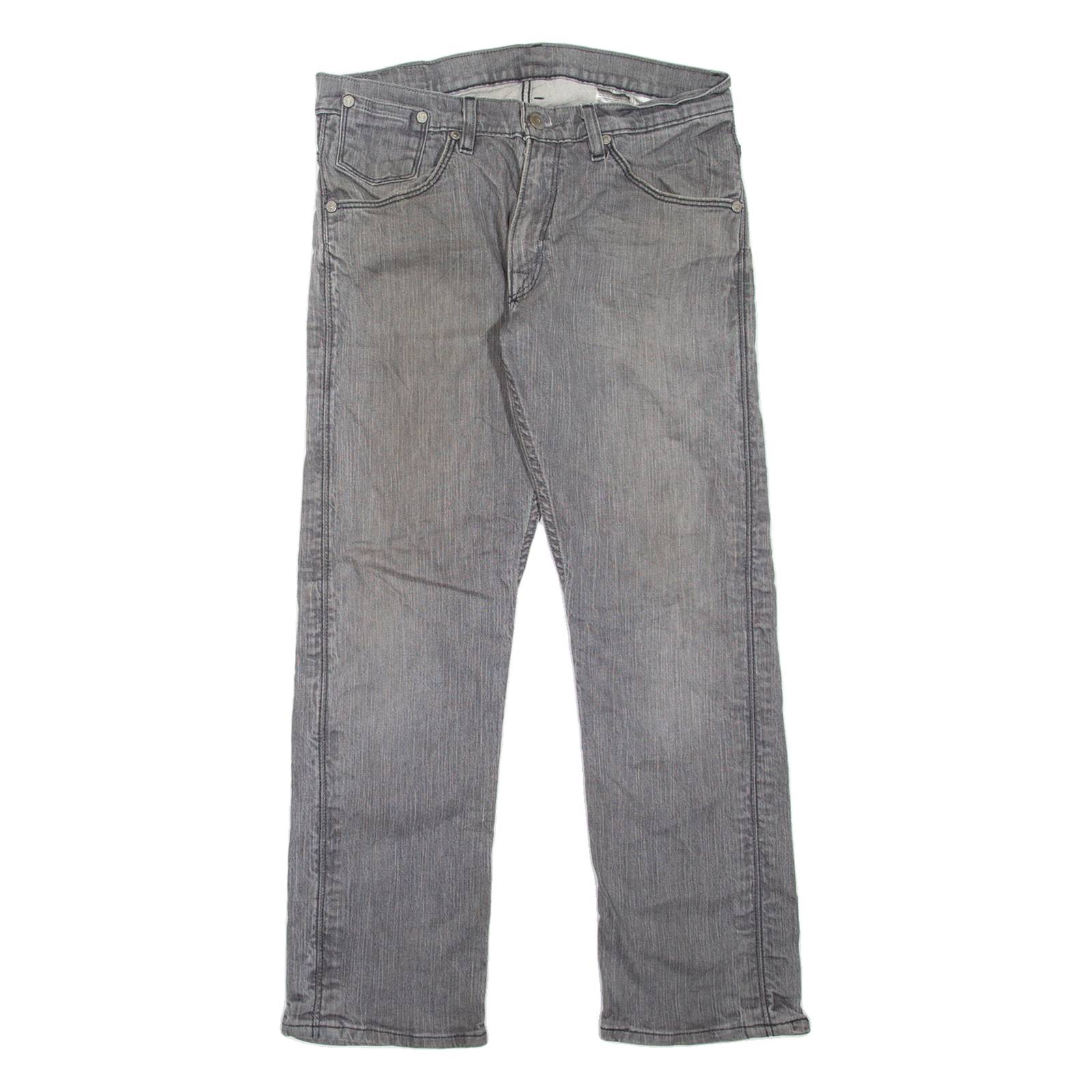 LEVI'S 514 Jeans Mens Grey Slim Straight W30 L30
