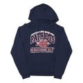 Mens Navy Blue Patriots Cross Country Hoodie M Cotton Blend