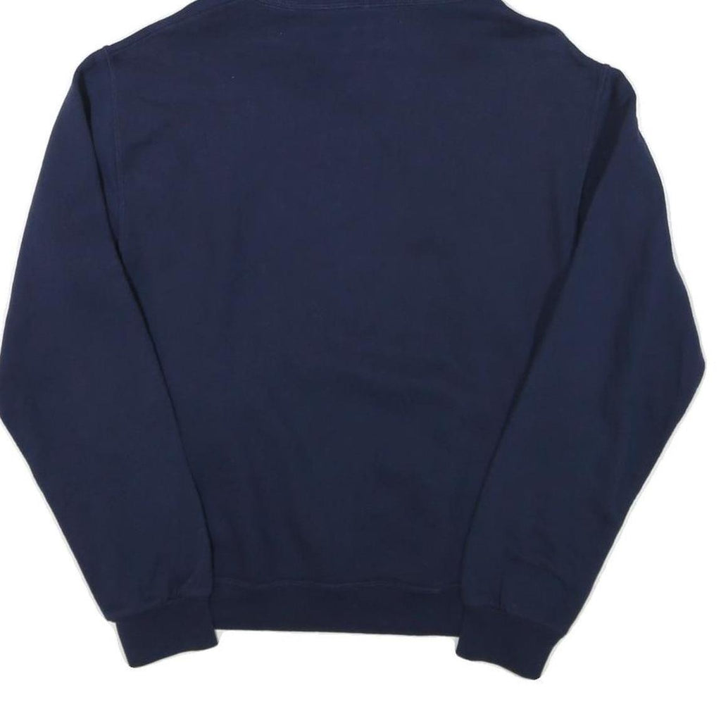 Mens Navy Blue Patriots Cross Country Hoodie M Cotton Blend