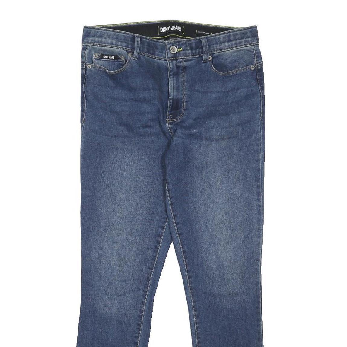 DKNY Womens Jeans Blue Slim Skinny Denim Medium W30 L28 Stylish Comfortable