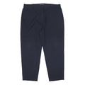 M&S Womens Blue & Navy Regular Fit Straight Leg Woven Trousers W39 L28 Zip