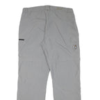 ICEPEAK Womens Polyester Blend Grey Regular Fit Straight Leg Trousers W34 L31