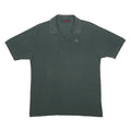 KAPPA Mens Green Short Sleeve Plain Polo Shirt XL Classic Cotton Casual