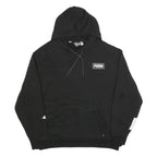 PUMA Mens Black Hoodie L Cotton Blend Pullover Hooded Sweatshirt