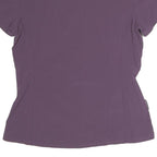 MAMMUT Womens Purple Shirt Short Sleeve Collared Size M Outdoor Performance Top