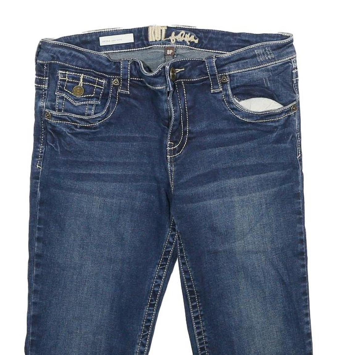 KUT Womens Denim Blue Shorts UK 10 W30 Cropped Capri Casual