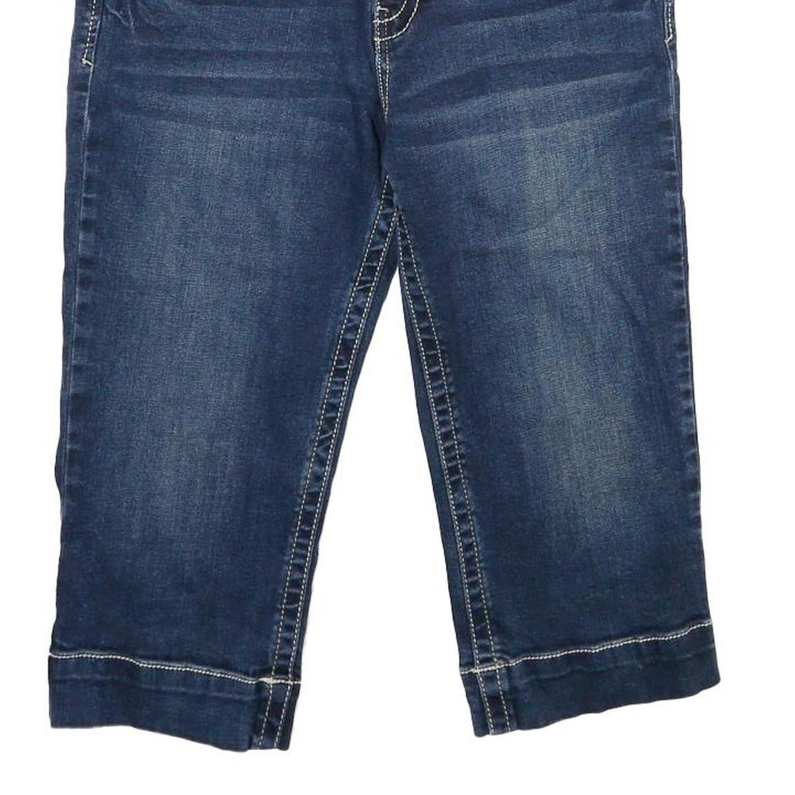 KUT Womens Denim Blue Shorts UK 10 W30 Cropped Capri Casual