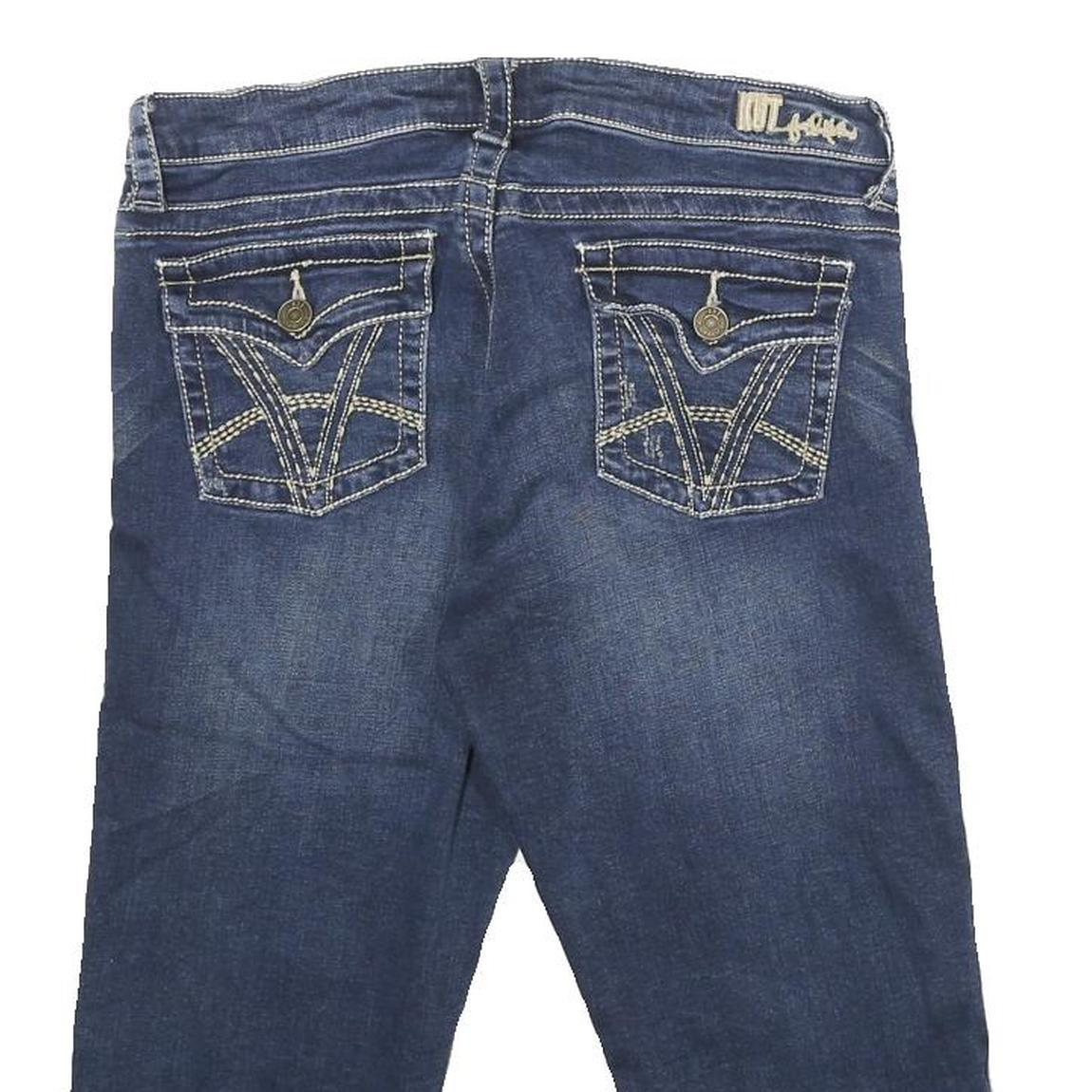 KUT Womens Denim Blue Shorts UK 10 W30 Cropped Capri Casual