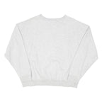 PUMA Womens Grey Cotton Blend Crew Neck XL Sweatshirt Casual Printed Logo