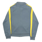 PUMA Mens Grey & Yellow Zip Jacket M Cotton Blend Track Sportswear