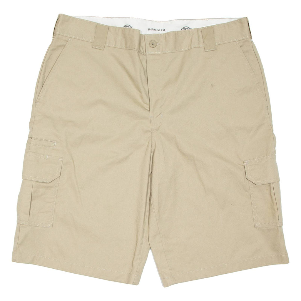DICKIES Mens Workwear Shorts Beige Relaxed XL W40