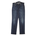 LEVI'S Mens Regular Blue Denim Raw Jeans W30 L30 Classic Zip Closure