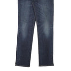 LEVI'S Mens Regular Blue Denim Raw Jeans W30 L30 Classic Zip Closure