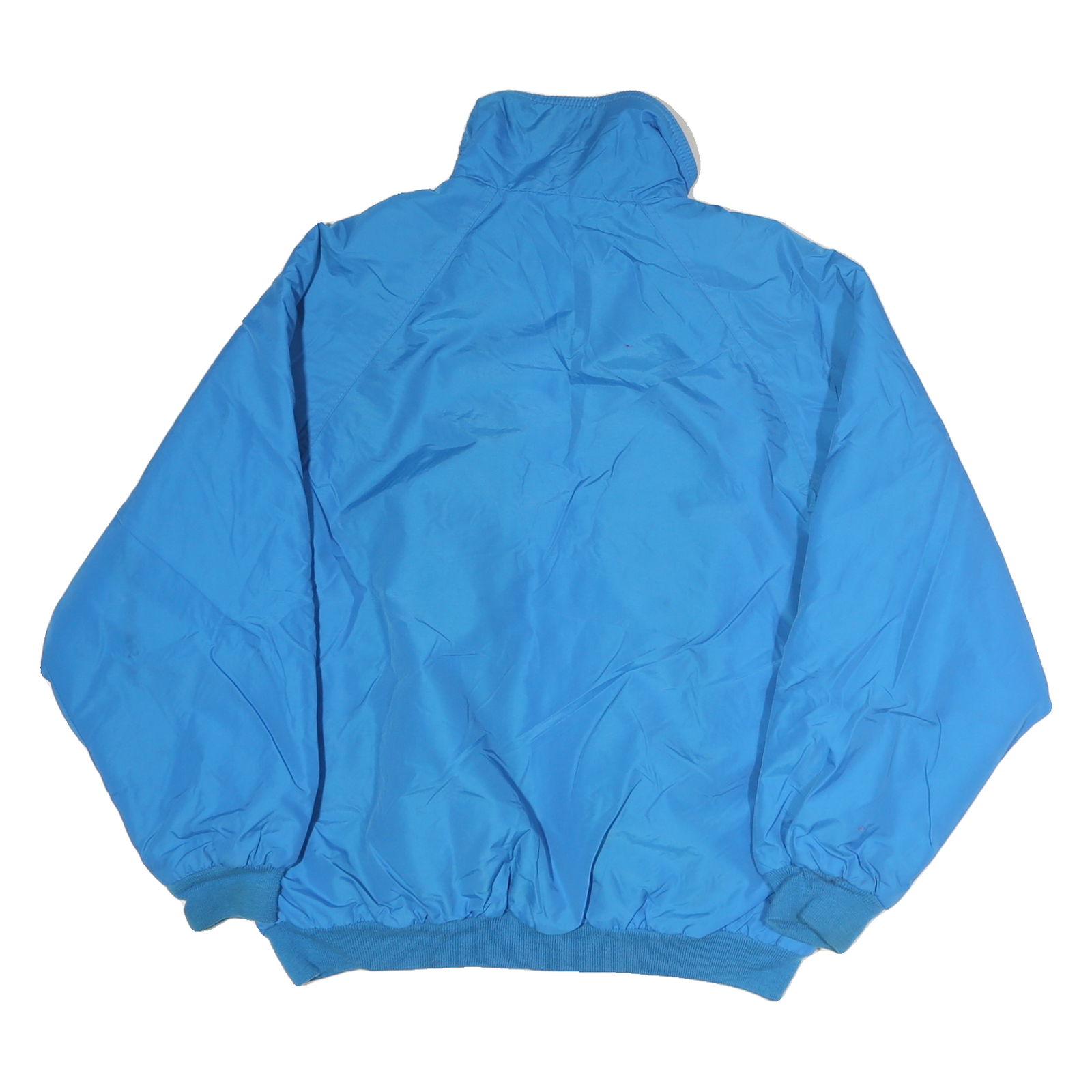 WILD RIVER Womens Blue Jacket M Polyester Zip Bomber Plain Casual Outdoor