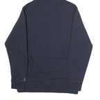CHAMPION Mens Navy Blue Hoodie L Pullover Logo Sweatshirt Casual