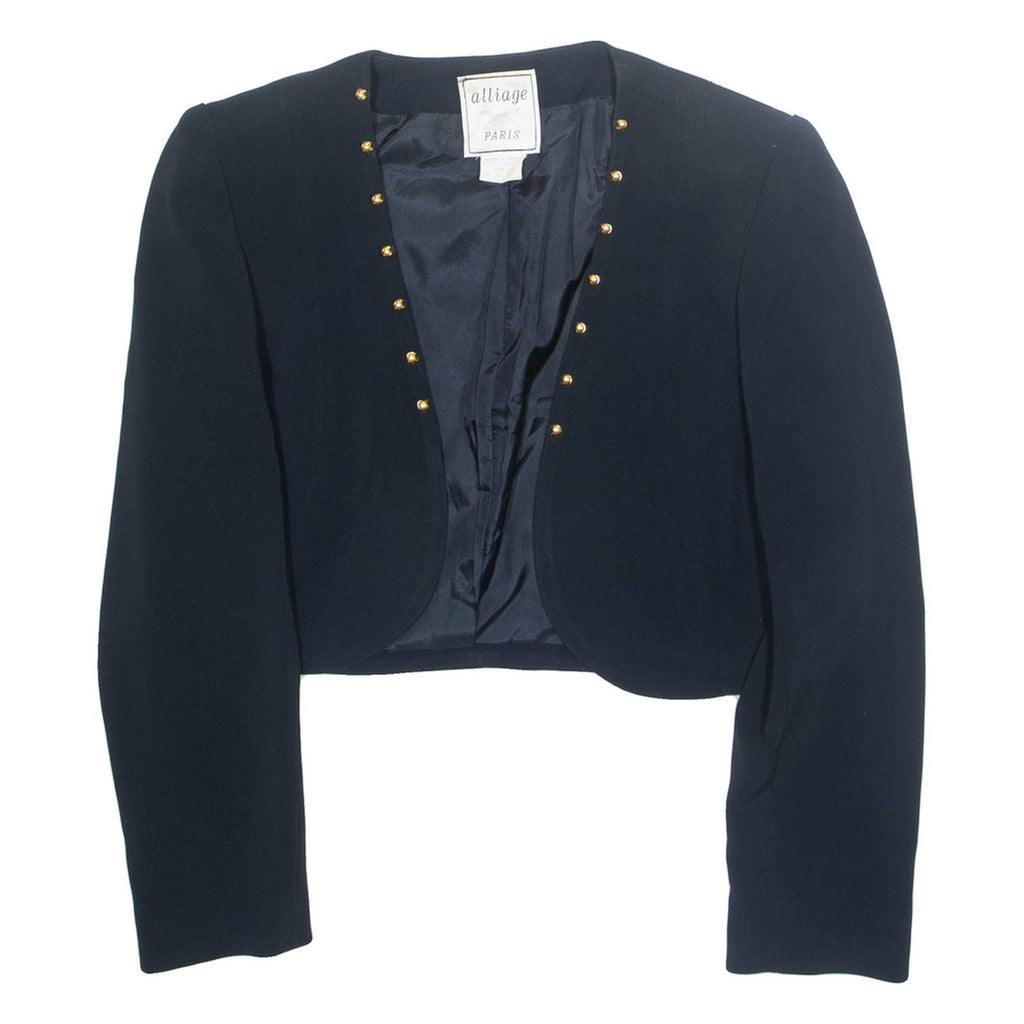 ALLIAGE Womens Blazer Jacket Blue M