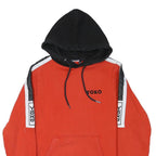 YOKO Mens Red & Black Pullover Hoodie XXS Cotton Blend Casual Streetwear