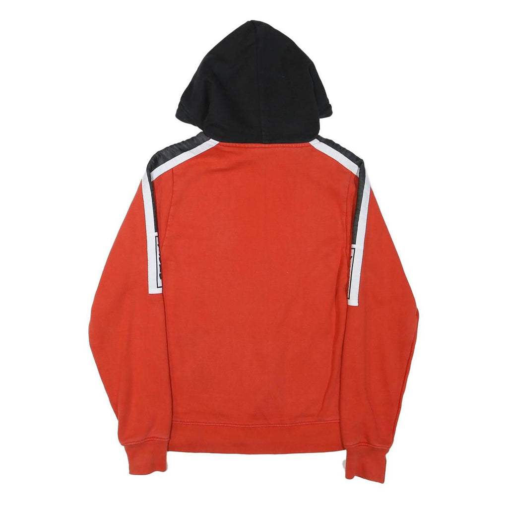 YOKO Mens Red & Black Pullover Hoodie XXS Cotton Blend Casual Streetwear