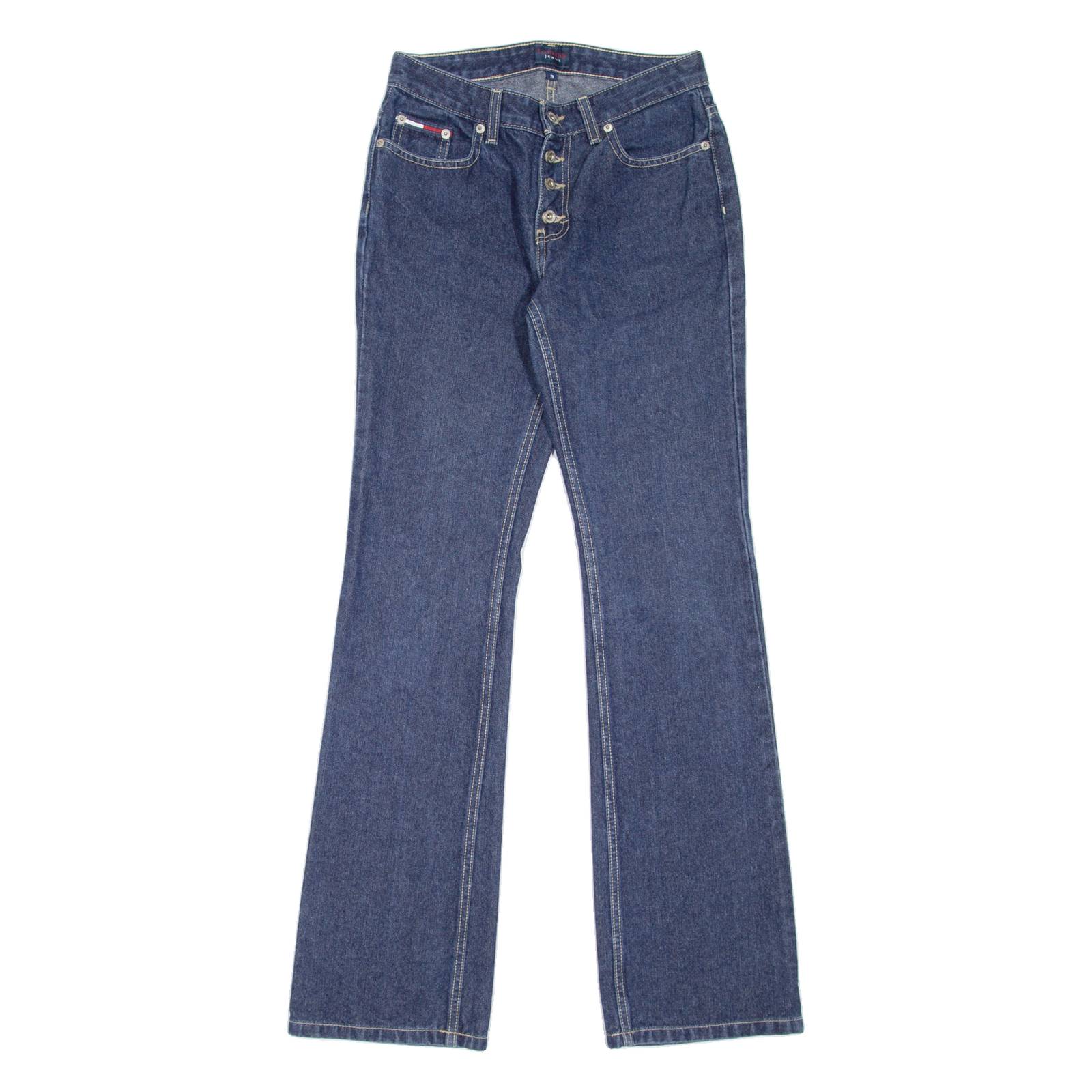 TOMMY JEANS Womens Jeans Blue Regular Bootcut W26 L31
