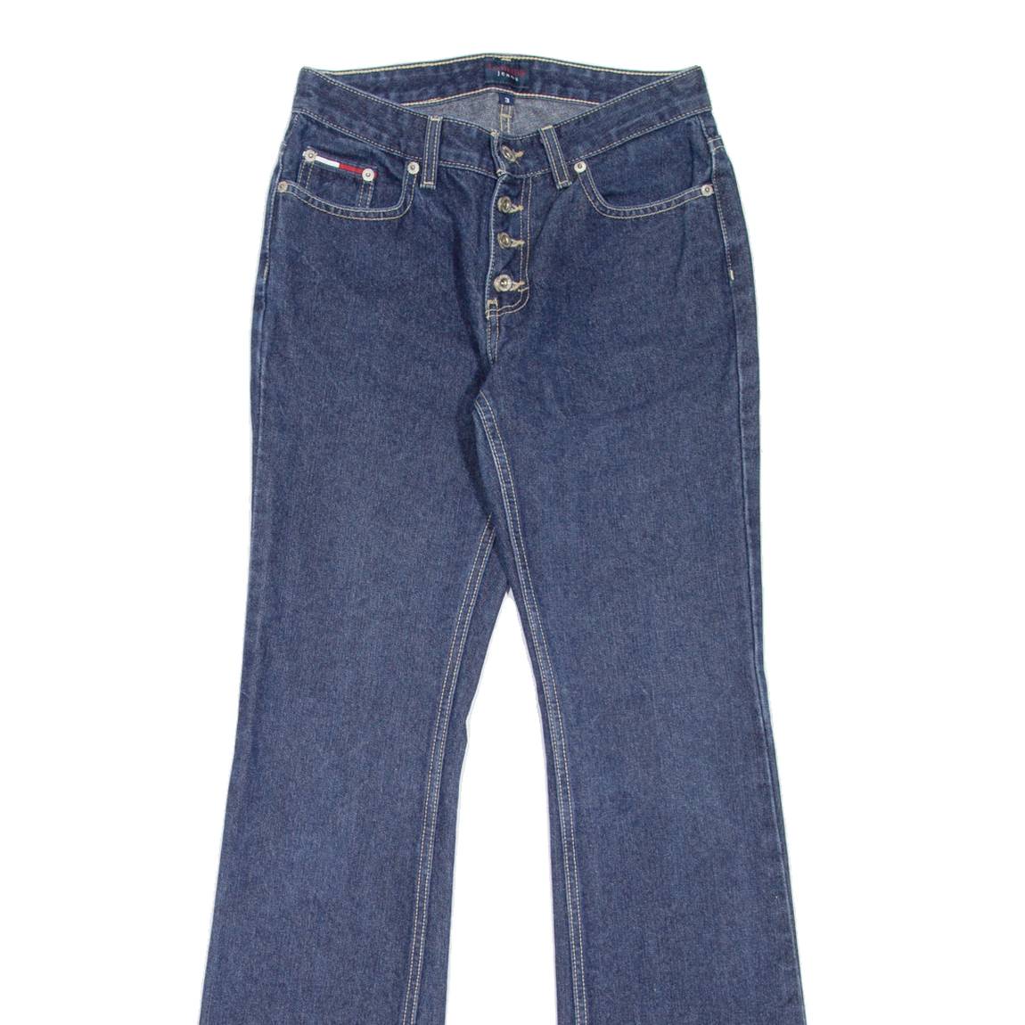 TOMMY JEANS Womens Jeans Blue Regular Bootcut W26 L31
