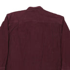 ROPER Mens Maroon Shirt XL Cotton Blend Casual Button Up Long Sleeve Western