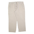 CARHARTT Mens Cotton Blend Beige Relaxed Straight Trousers W40 L28 Workwear