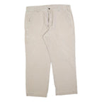 CARHARTT Mens Cotton Blend Beige Relaxed Straight Trousers W40 L28 Workwear