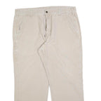 CARHARTT Mens Cotton Blend Beige Relaxed Straight Trousers W40 L28 Workwear