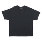CHAMPION Mens Black The Show Must Go On Graphic V-Neck T-Shirt XL Short Sleeve