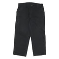 CARHARTT Mens Regular Black Cotton Blend Zip Regular Fit Trousers W40 L28