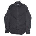 REPLAY Mens Plain Shirt Black Long Sleeve S