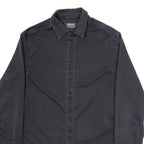 REPLAY Mens Plain Shirt Black Long Sleeve S