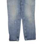 CARHARTT Mens Blue Regular Fit Denim Jeans W38 L30 Workwear Cotton Blend Zip