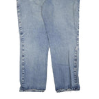 CARHARTT Mens Blue Regular Fit Denim Jeans W38 L30 Workwear Cotton Blend Zip