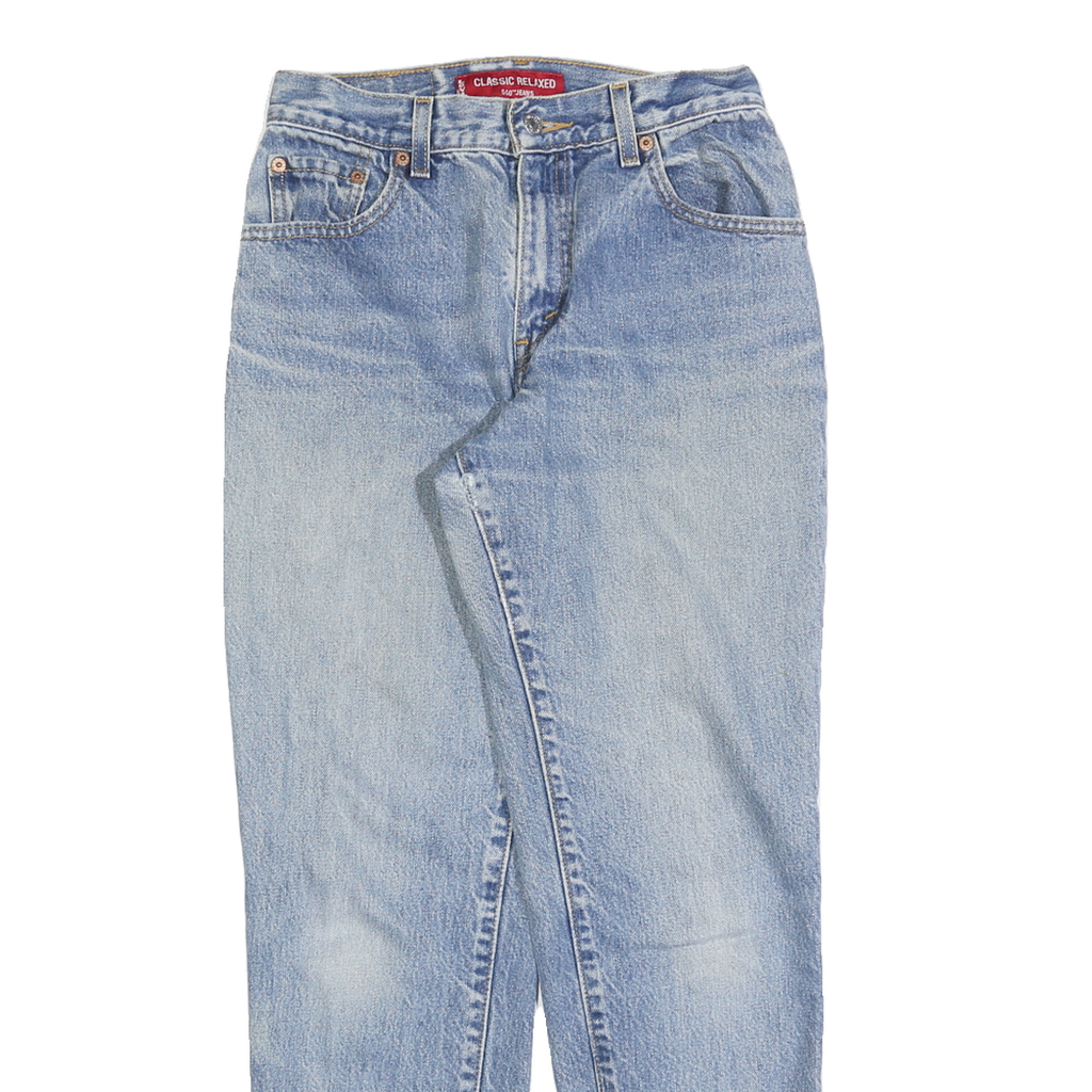 LEVI'S 550 Tapered Womens Jeans Blue Relaxed Denim Medium W28 L28 Classic Style