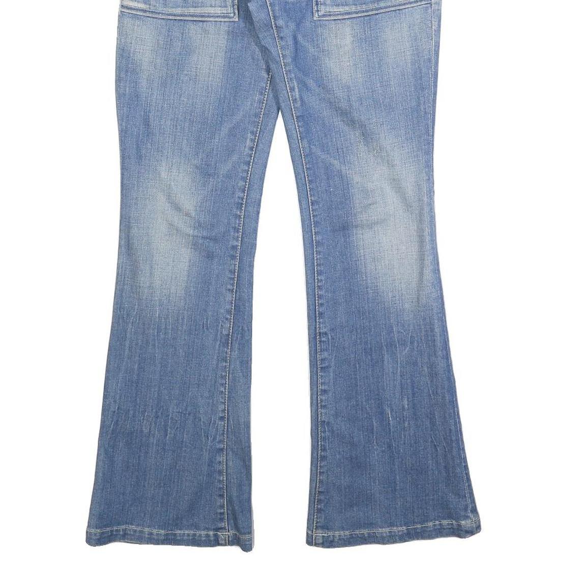 TOMMY HILFIGER Womens Regular Fit Blue Bootcut Denim W30 L30 Designer Jeans