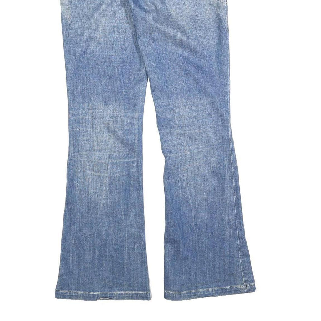 TOMMY HILFIGER Womens Regular Fit Blue Bootcut Denim W30 L30 Designer Jeans