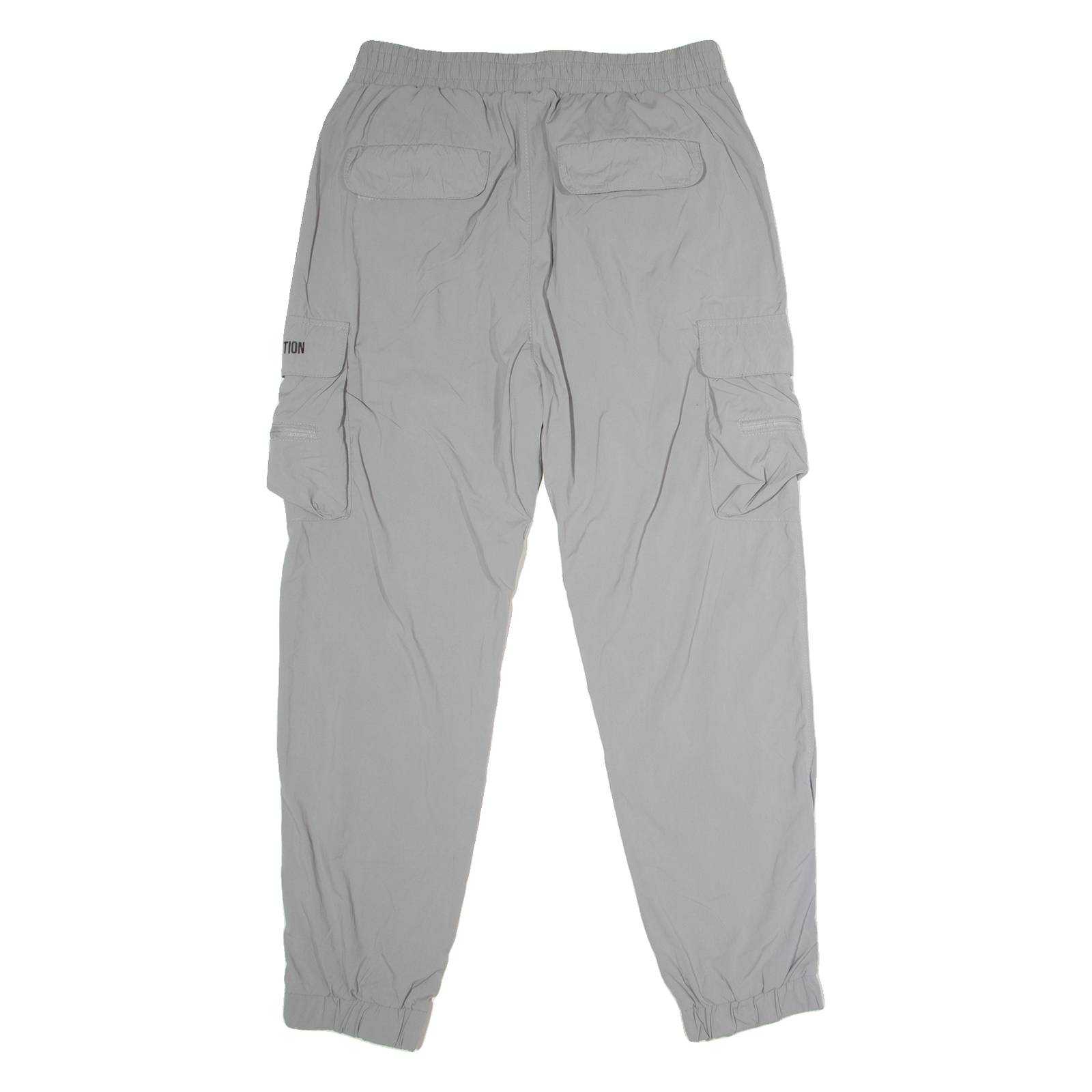 BLACK SQUAD Cargo Mens Trousers Grey Regular Straight W32 L28